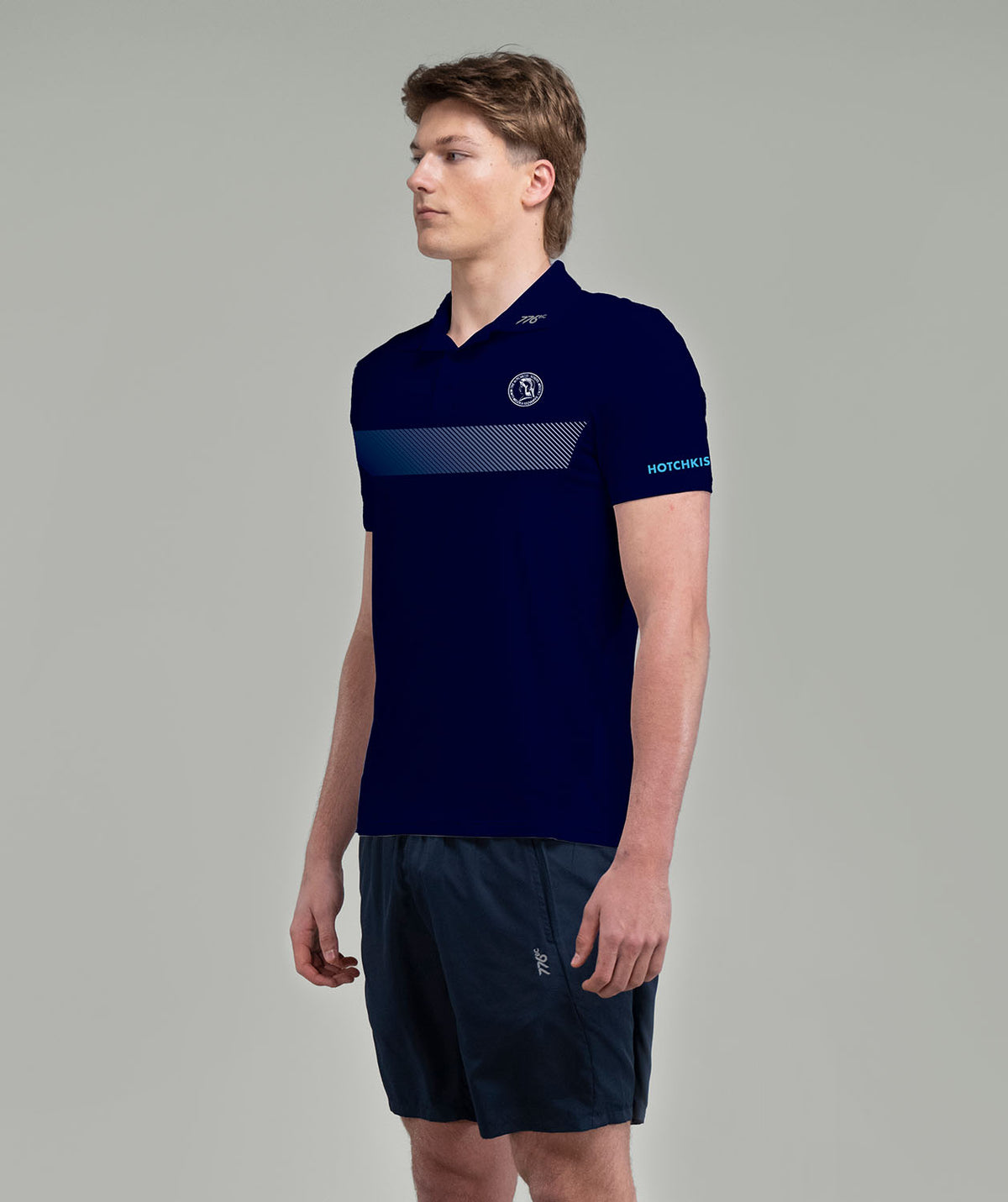 Men's Hotchkiss School Polo SS - Navy