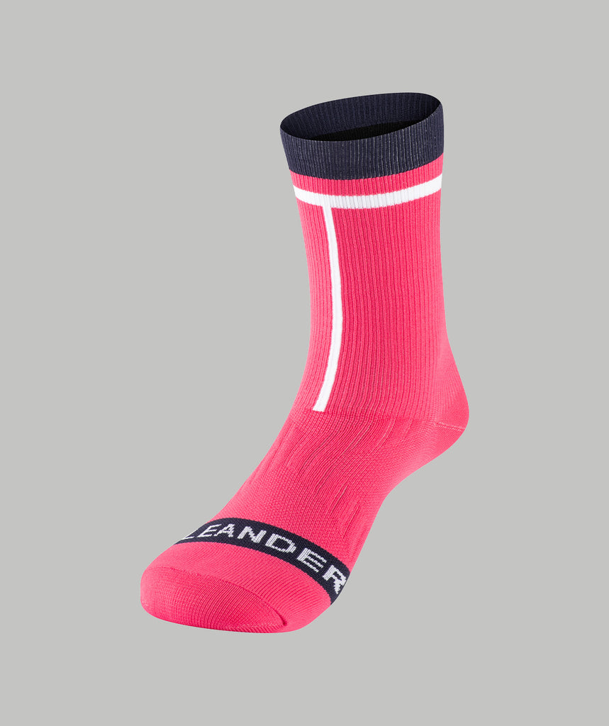 Icon Collection Leander Performance Socks - Pink/Navy