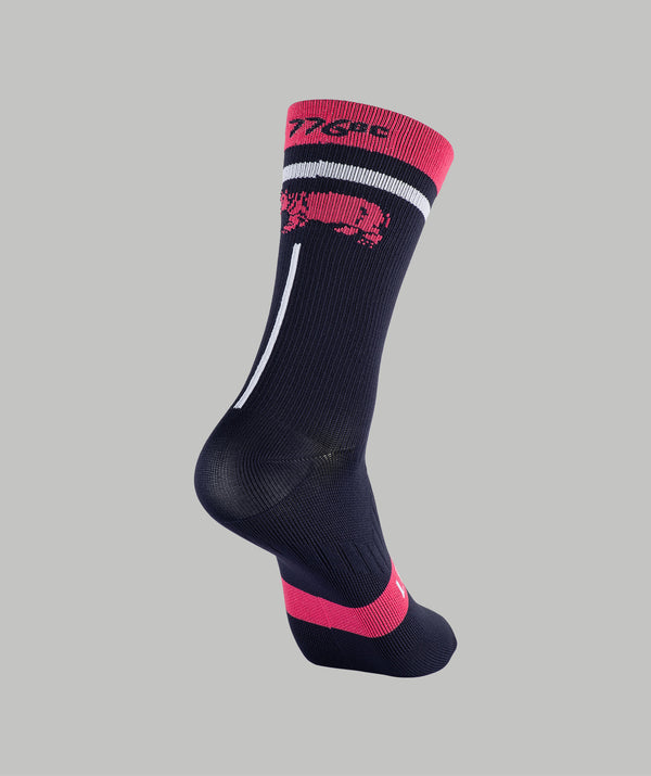 Icon Collection Leander Performance Socks - Navy/Pink
