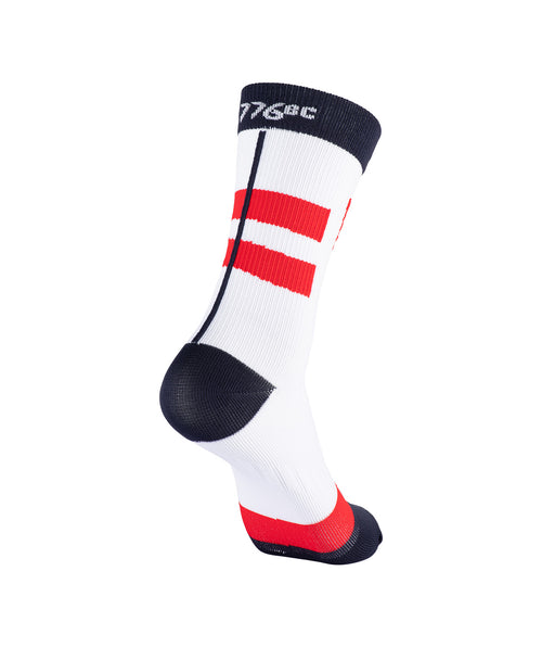 Icon Collection USA Performance Socks - White/Navy/Red