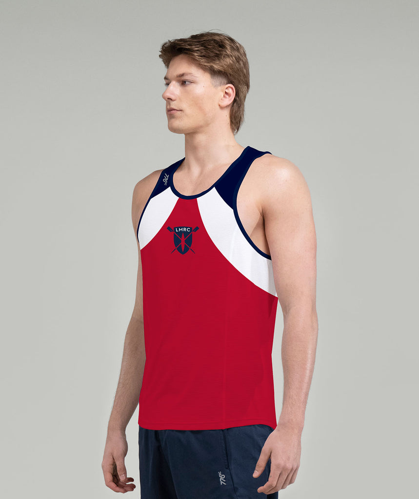Men's Lake Merritt Rowing Club Performance Tank - Navy/Red/White