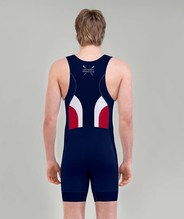 Men's Lake Merritt Rowing Club Pro Unisuit - Navy/Red/White