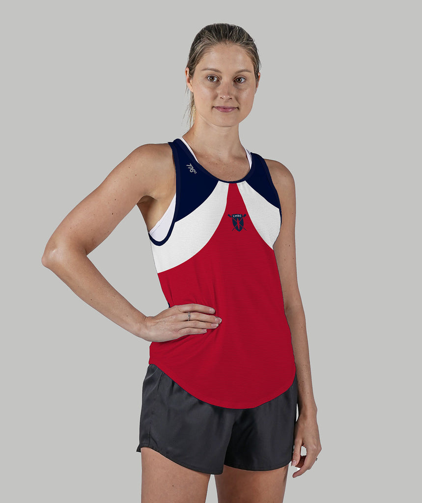 Women's Lake Merritt Rowing Club Training Tank - Navy/Red/White