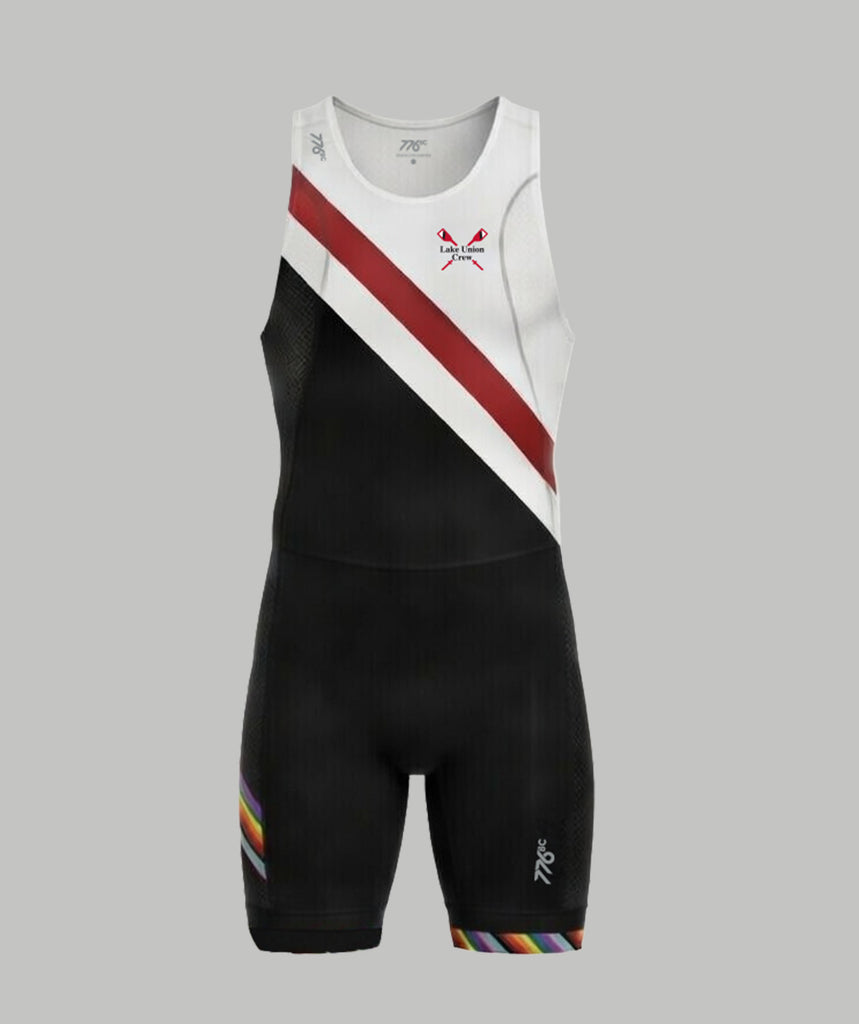 Men's Lake Union Crew Pro Unisuit - Black/White/Red