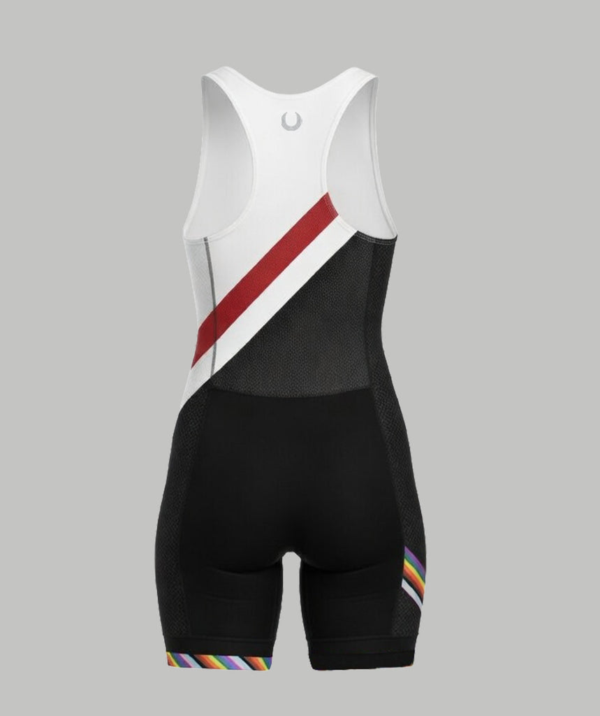 Women's Lake Union Crew Pro Unisuit - Black/White/Red