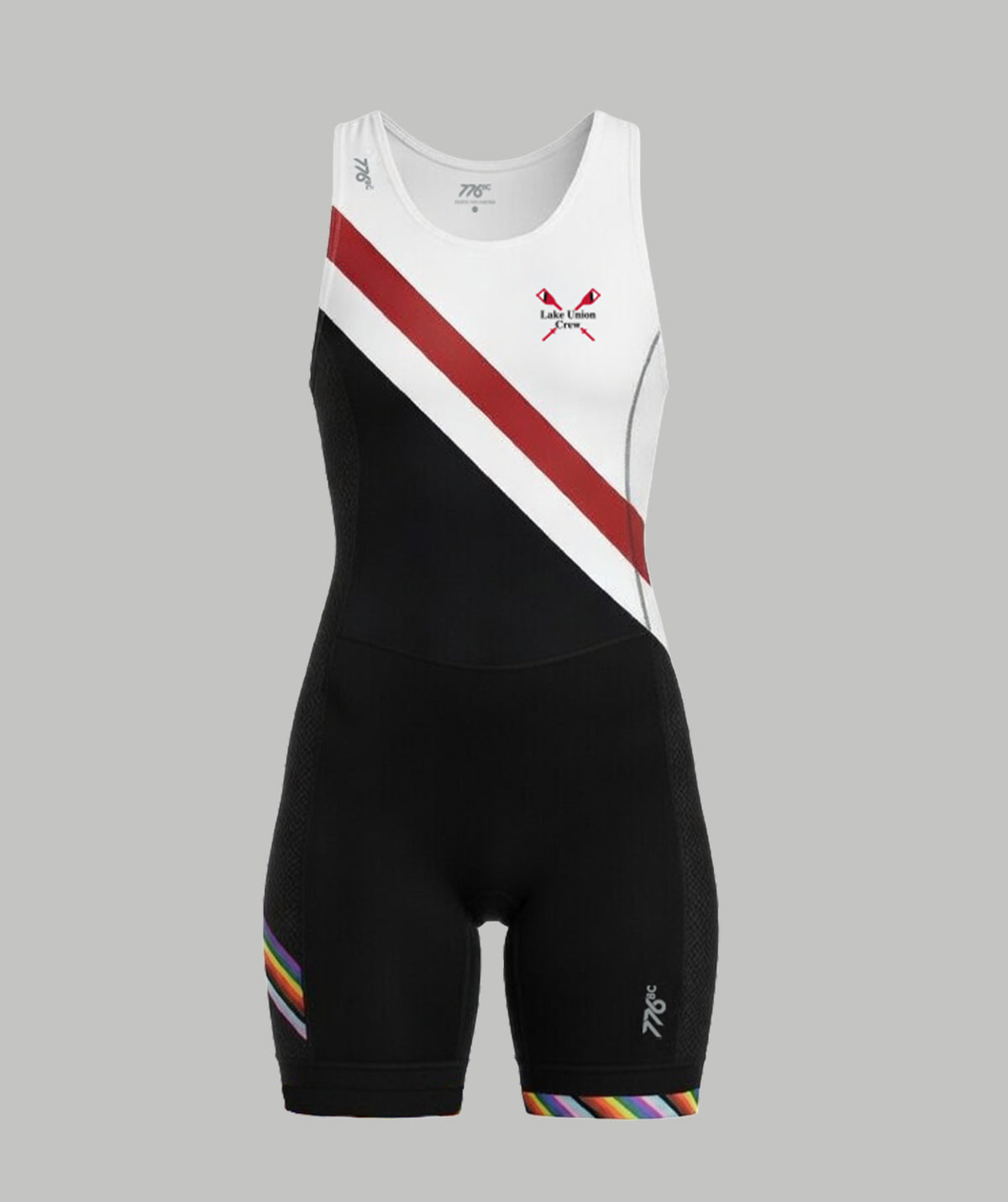 Women's Lake Union Crew Pro Unisuit - Black/White/Red