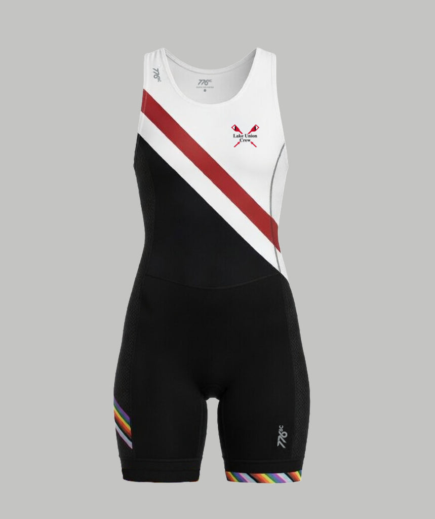 Women's Lake Union Crew Pro Unisuit - Black/White/Red