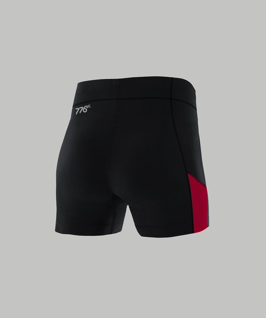 Women's Lawrenceville School Streamline Short - Black/Red