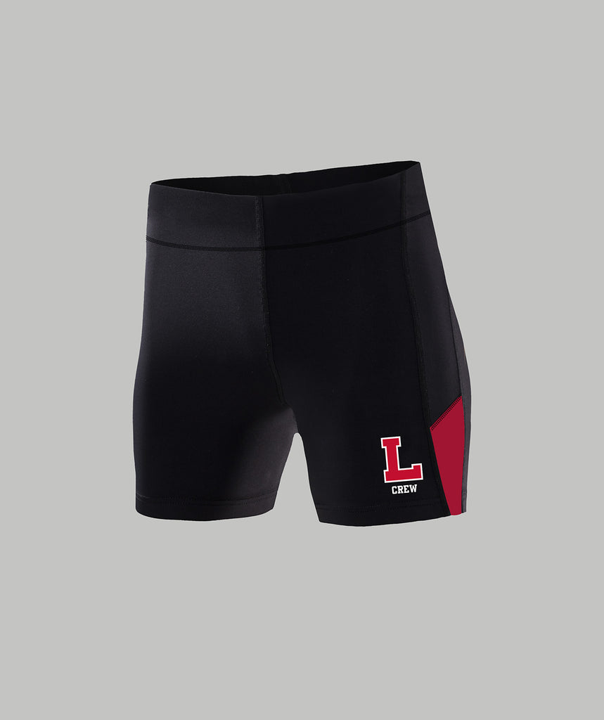Women's Lawrenceville School Streamline Short - Black/Red