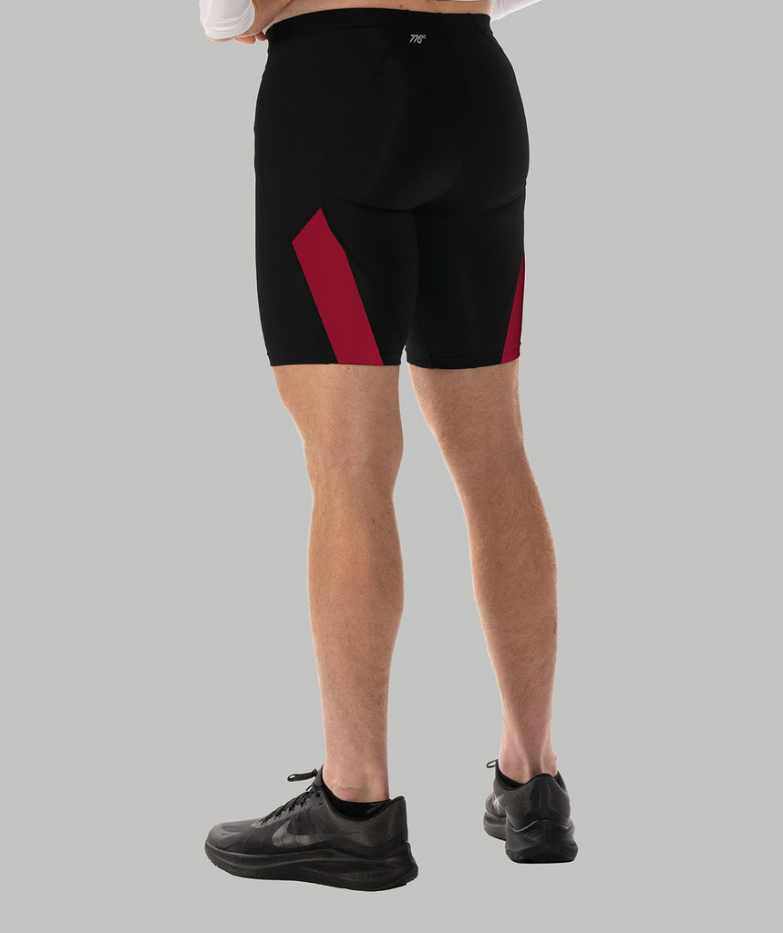 Men's Lawrenceville School Streamline Short - Black/Red
