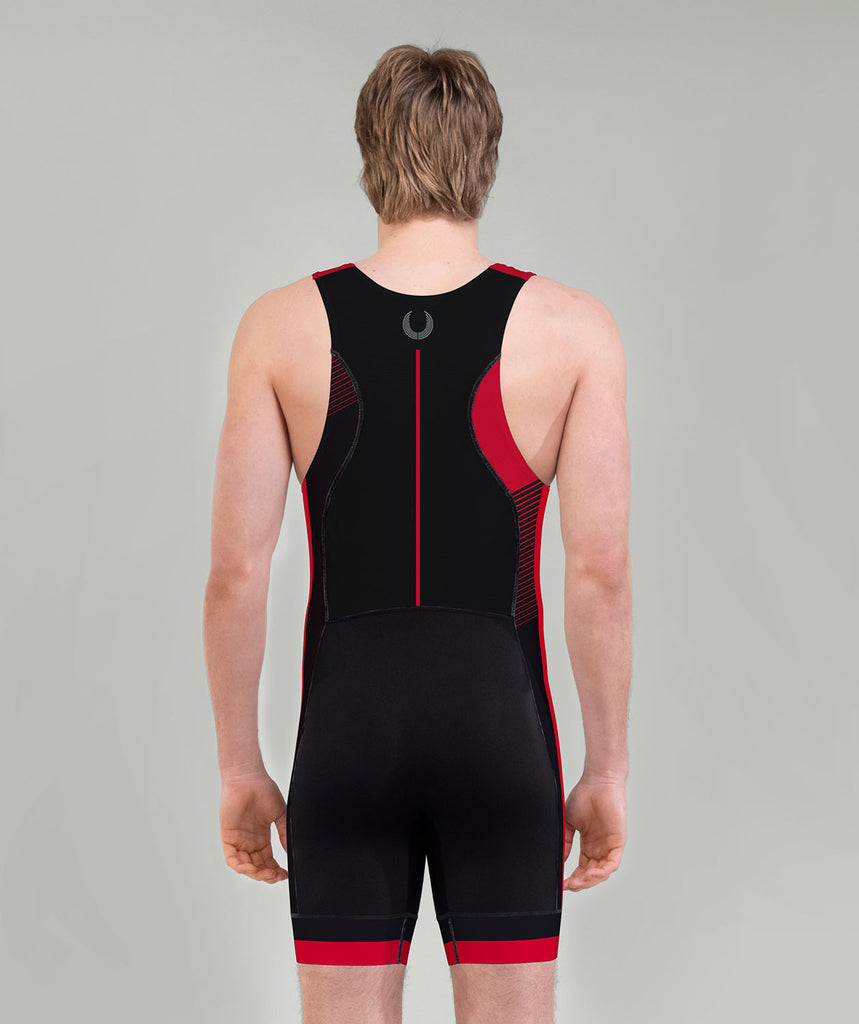 Men's Lawrenceville School Practice Pro Unisuit - Black/Red