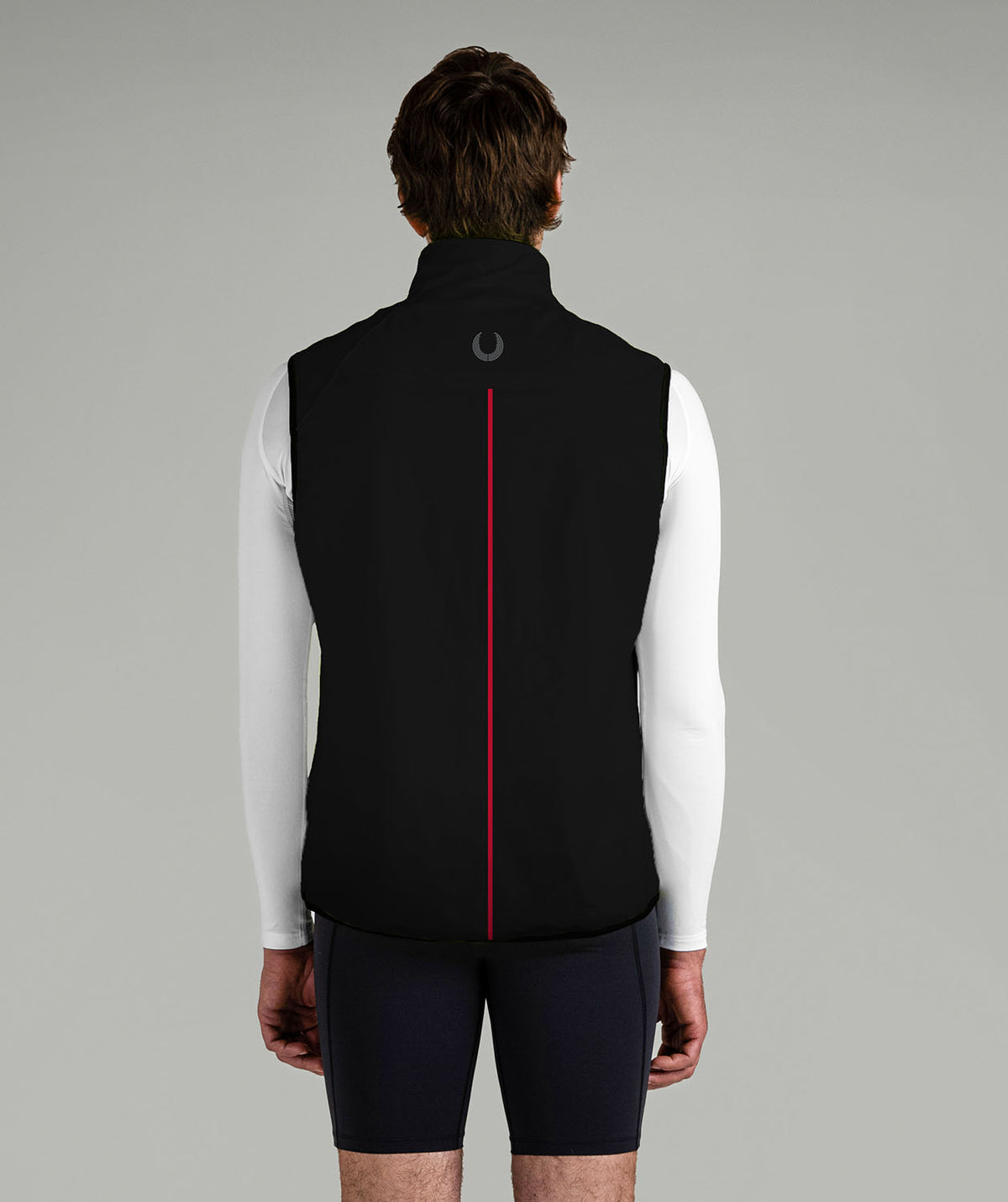 Men's Lawrenceville School Stratus Vest - Black/Red
