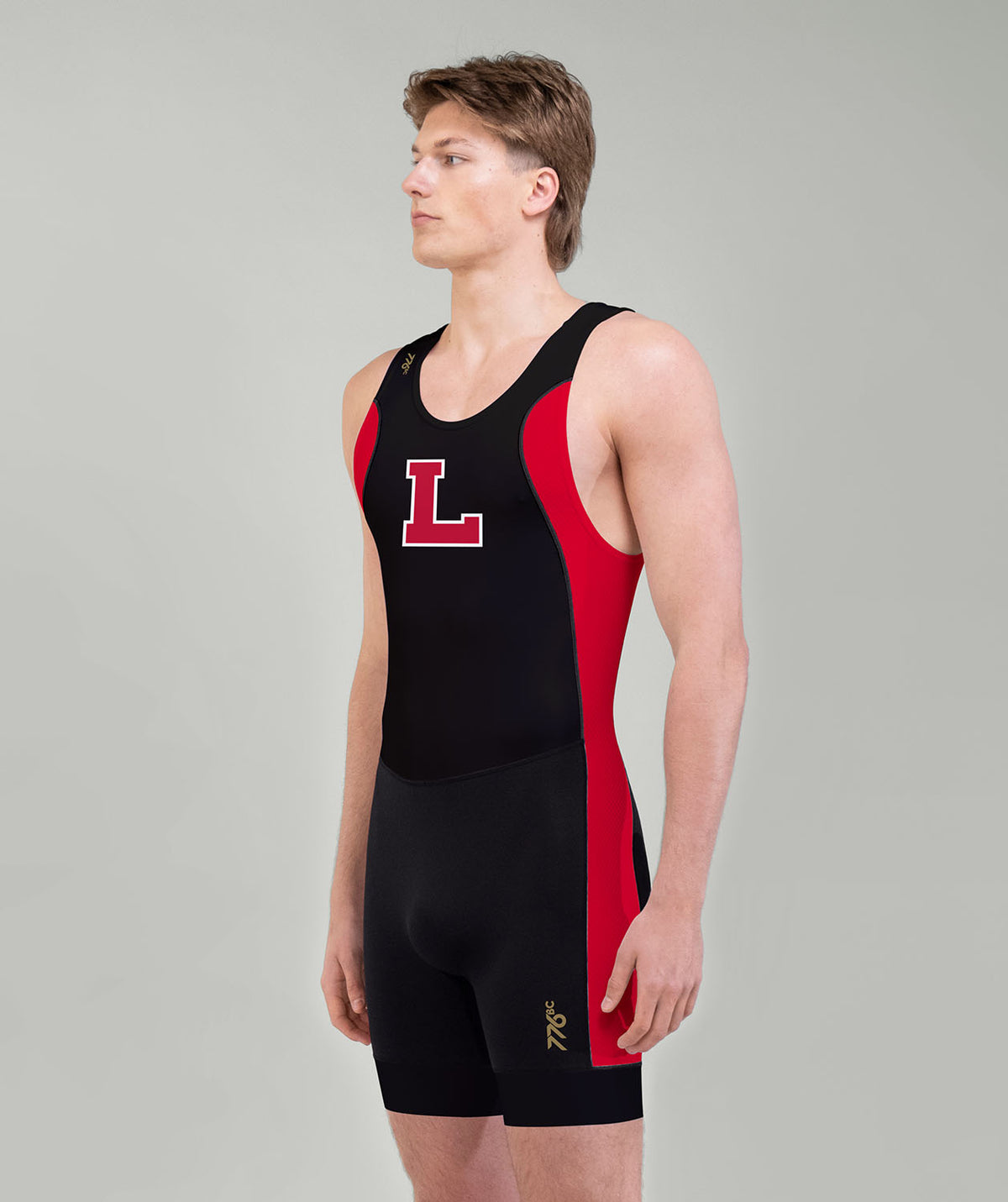 Men's Lawrenceville School Pro Unisuit - Black/Red