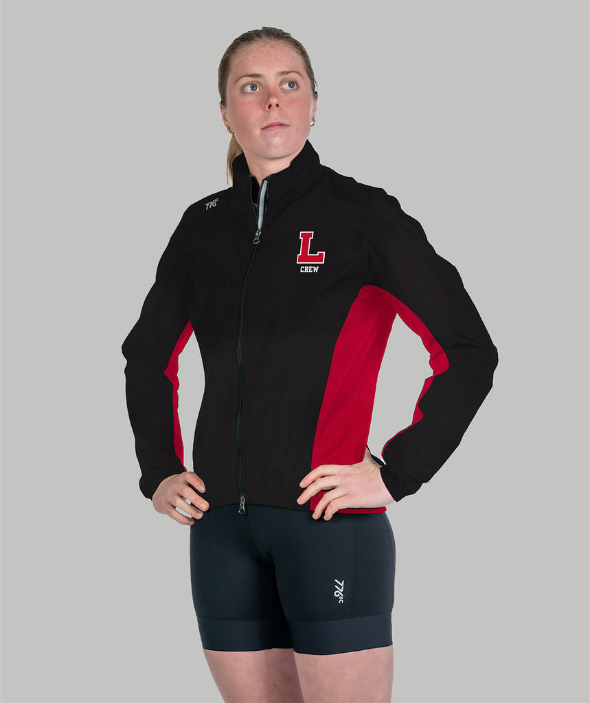 Women's Lawrenceville School Cirrostratus Wind Jacket - Black/Red