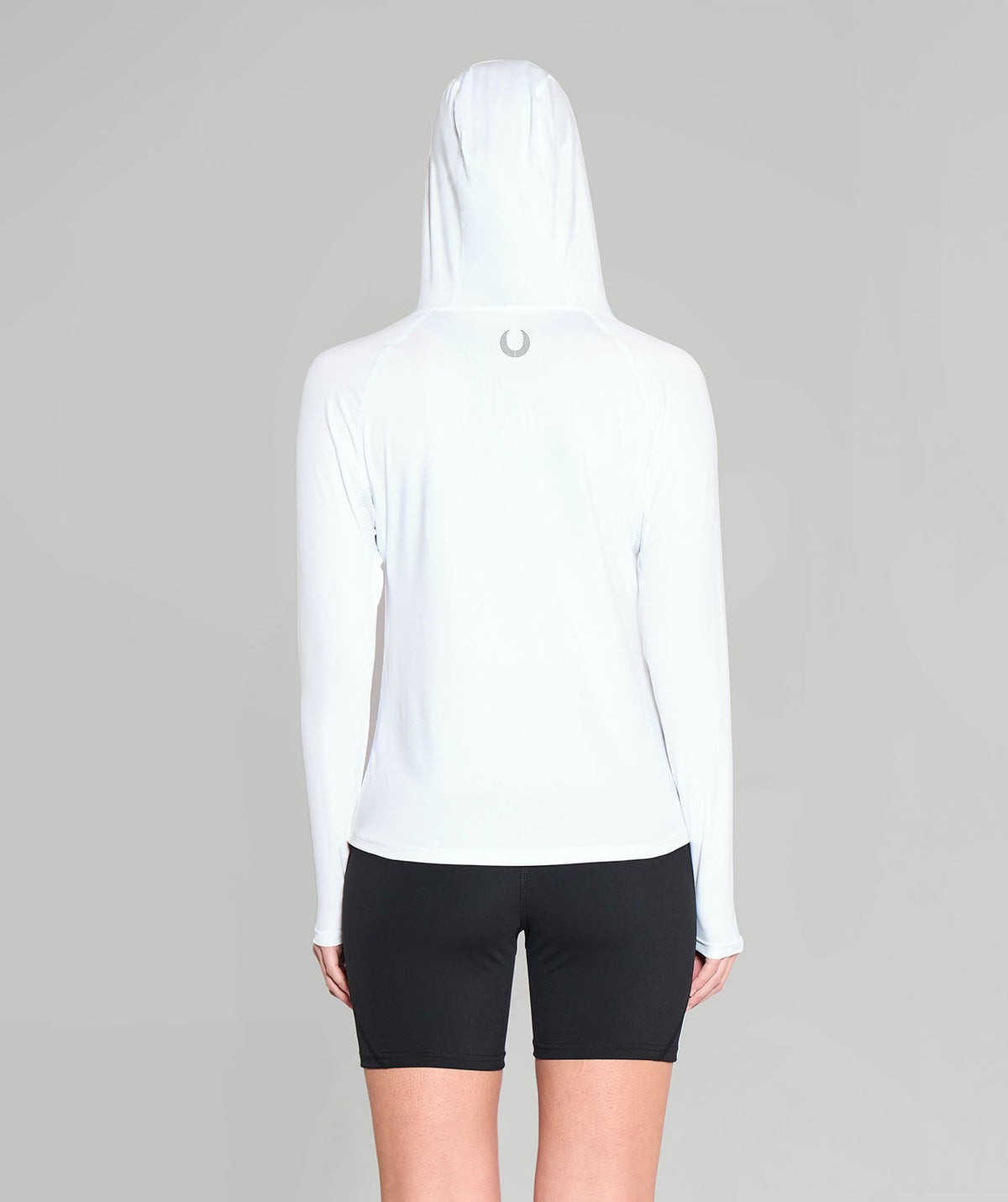 Women's Lawrenceville School Sun Hoodie LS - White/Red