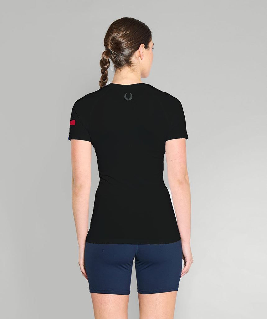 Women's Lawrenceville School Base Layer SS - Black