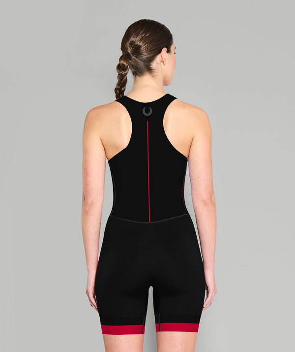 Women's Lawrenceville School Practice Pro Unisuit - Black/Red