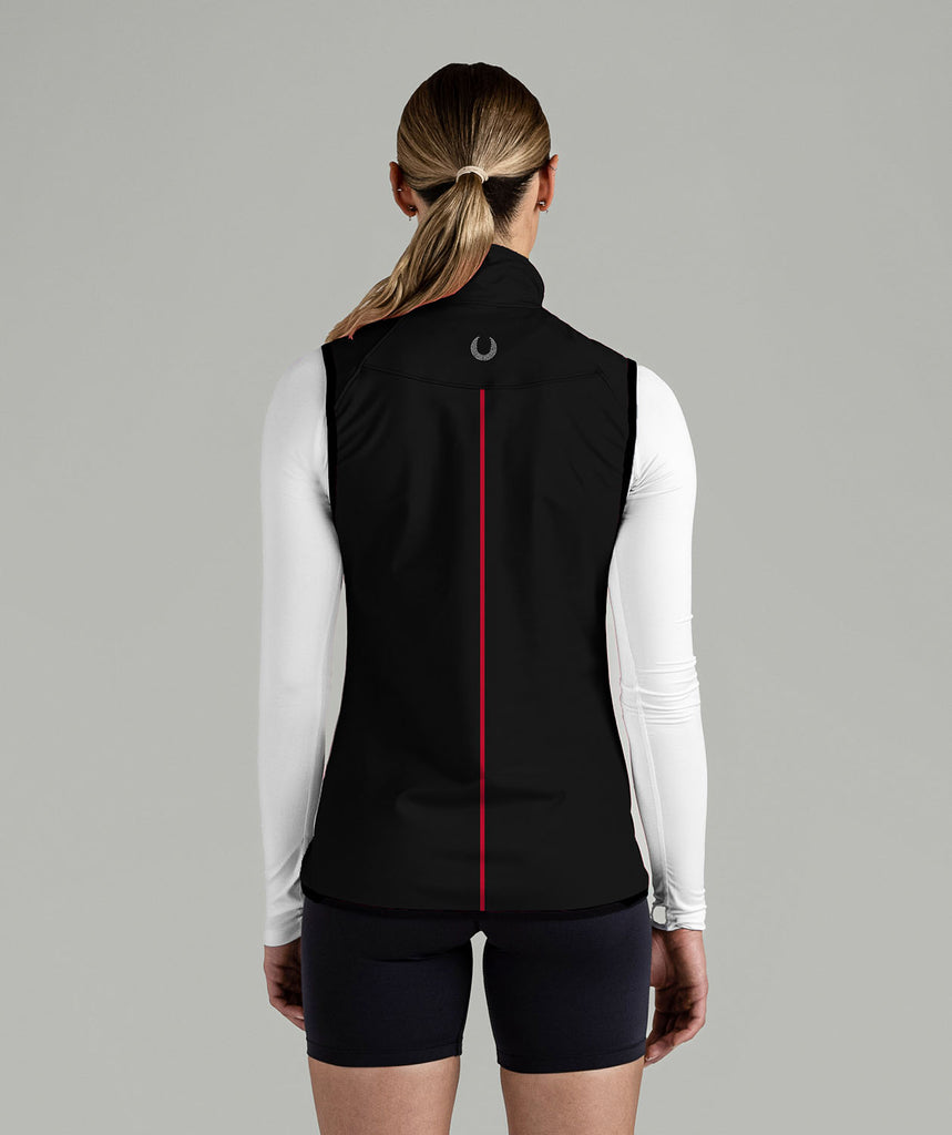 Women's Lawrenceville School Stratus Vest - Black/Red