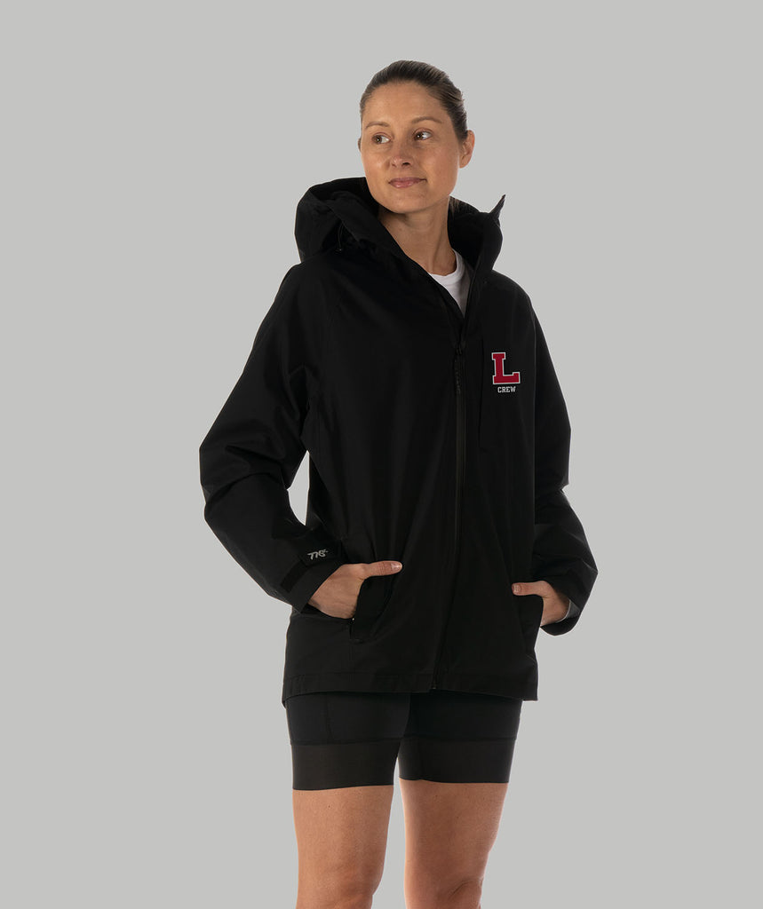 Women's Lawrenceville School Polar Vortex Waterproof Jacket - Black/Red