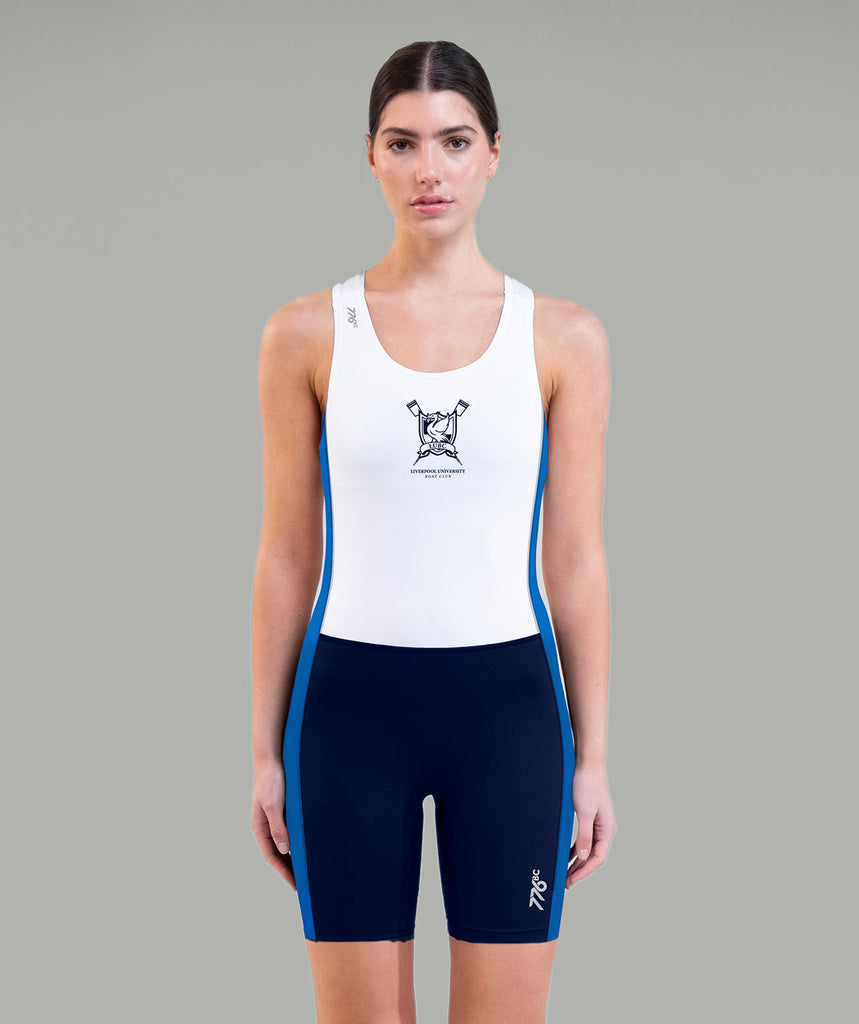 Women's Liverpool University Boat Club Sprint Unisuit - Navy/Blue