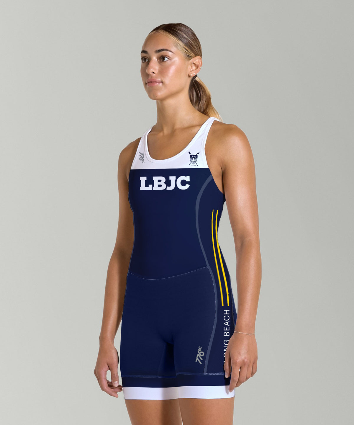 Women's Long Beach Junior Crew Aero Unisuit - Navy
