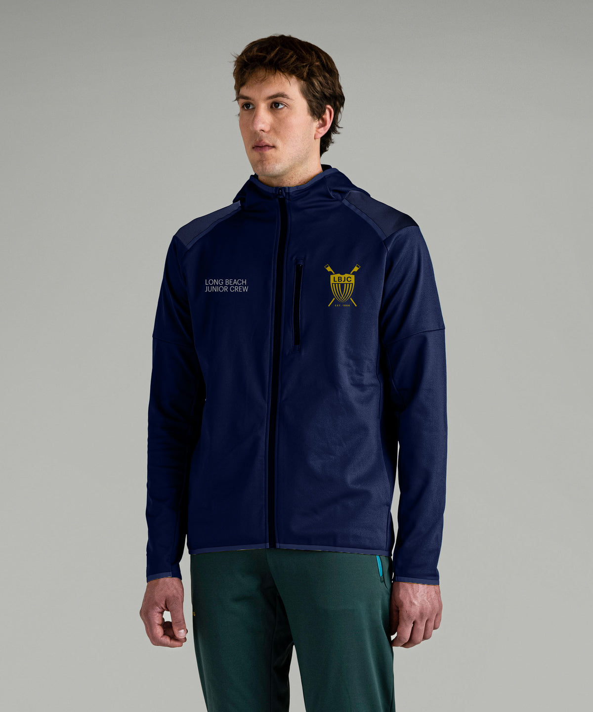 Men's Long Beach Junior Crew Pro Tour Hoodie - Navy