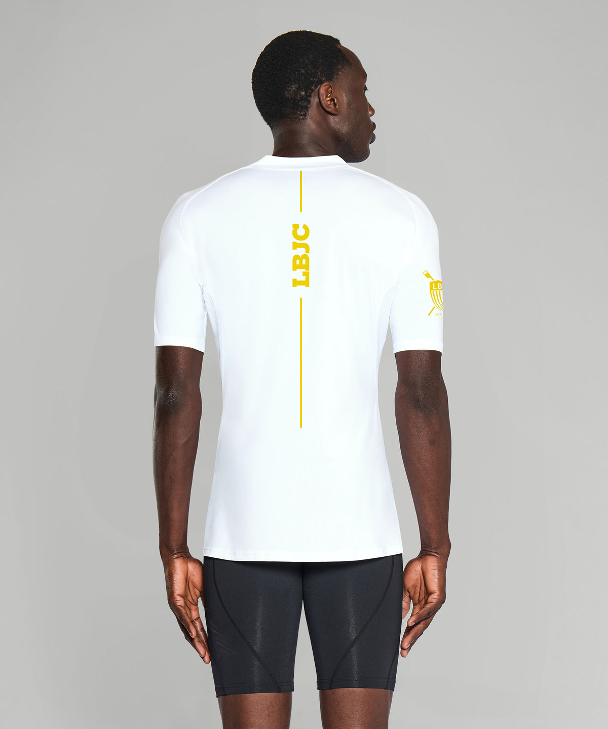Men's Long Beach Junior Crew Base Layer SS - White