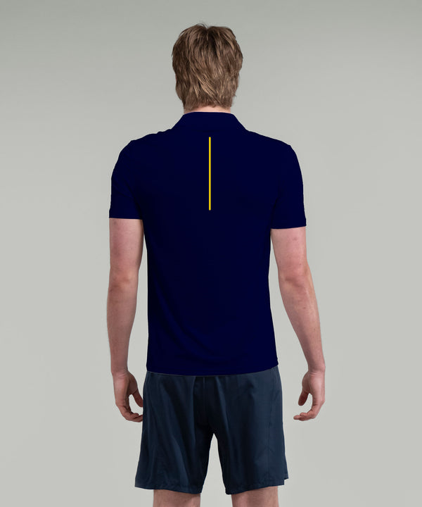 Men's Long Beach Junior Crew Polo SS - Navy