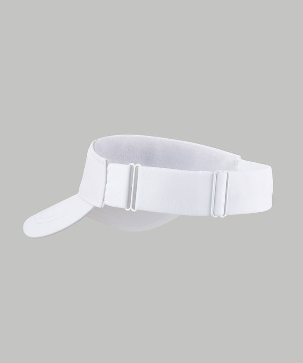 Unisex Long Beach Junior Crew Performance Visor - White