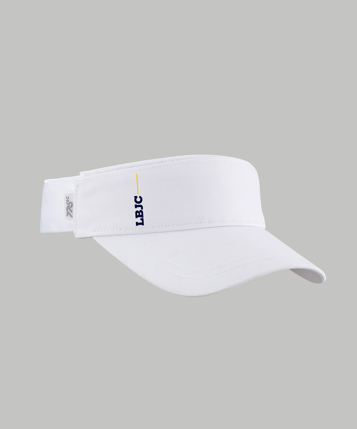 Unisex Long Beach Junior Crew Performance Visor - White