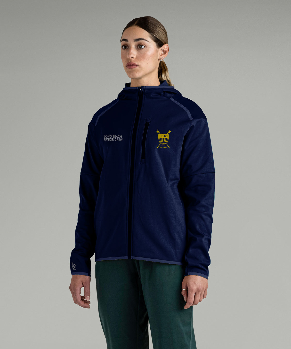 Women's Long Beach Junior Crew Pro Tour Hoodie - Navy
