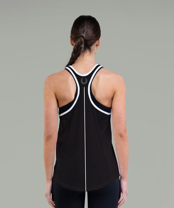 Women's Lookout Rowing Club Performance Tank - Black/Blue
