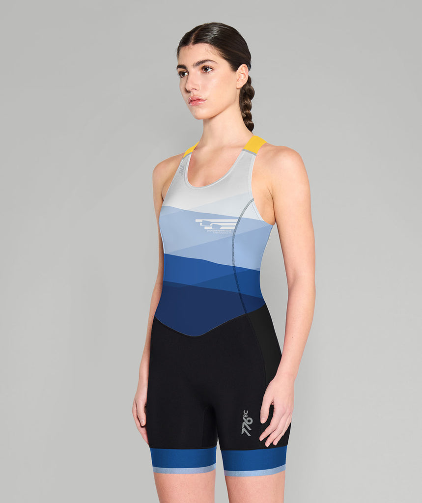 Women's Lookout Rowing Club Pro Unisuit - Black/Blue