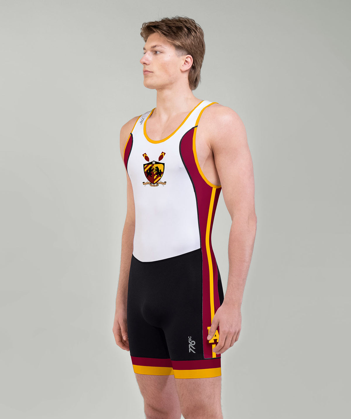 Men's Loyola Academy Pro Unisuit - White/Maroon