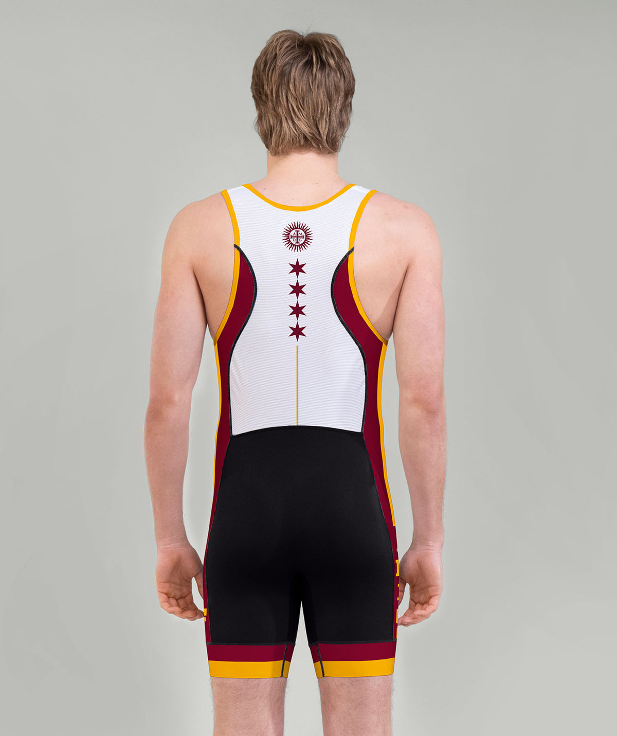 Men's Loyola Academy Pro Unisuit - White/Maroon