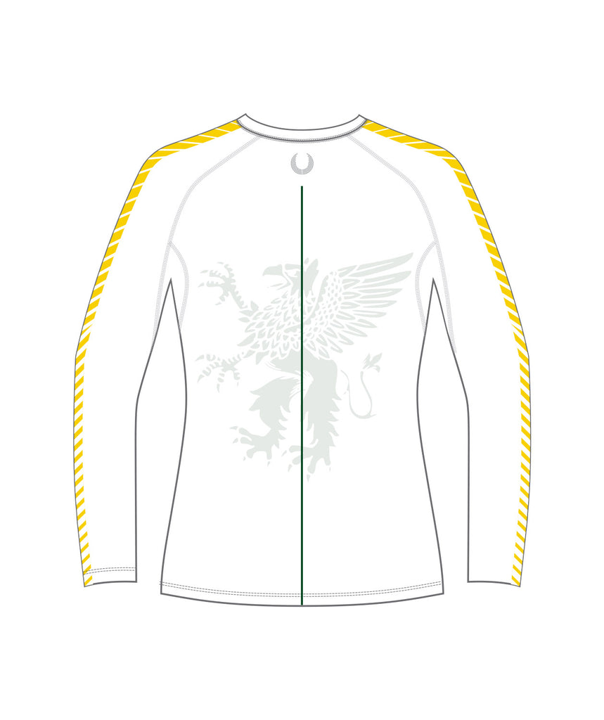 Women's L&N Stem Academy Base Layer LS - White/Green/Yellow