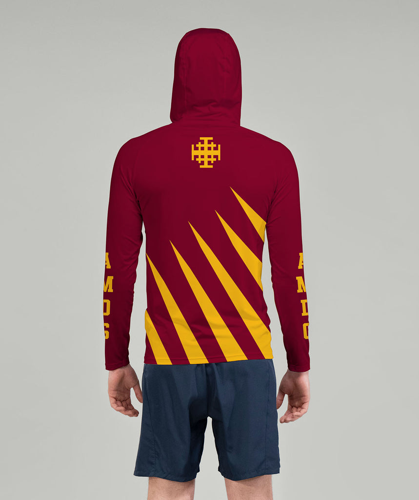 Men's Loyola Academy 2025 2v Only Sun Hoodie LS - Maroon