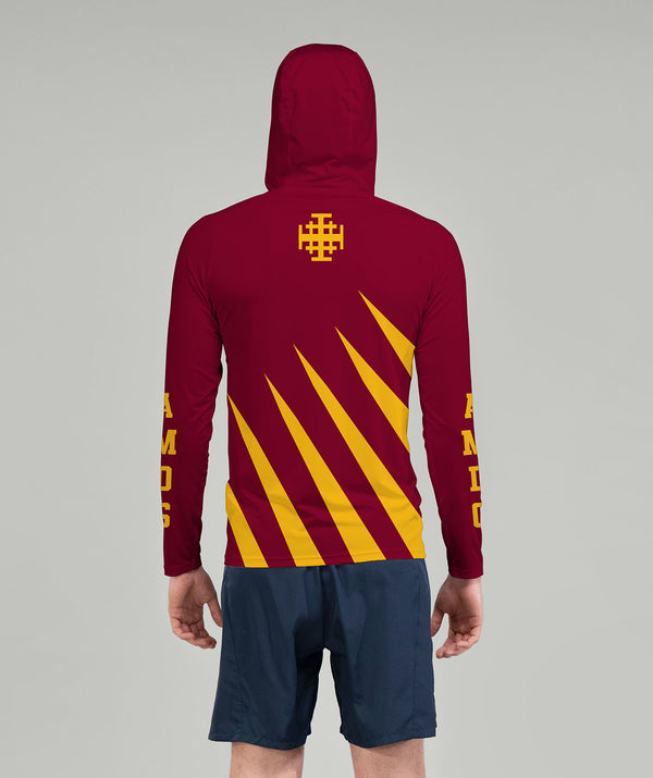 Men's Loyola Academy 2025 2v Only Sun Hoodie LS - Maroon