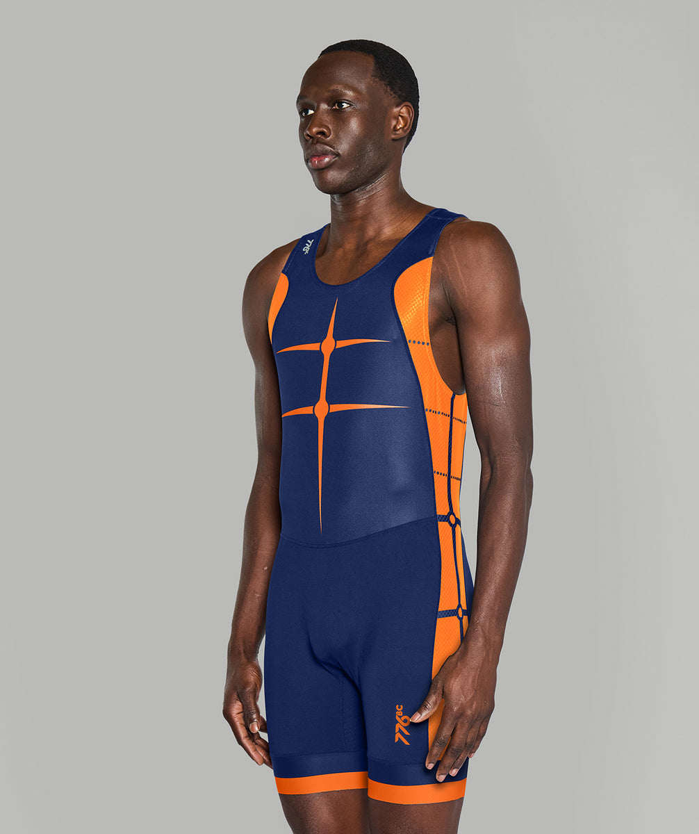 Men's Motion Pro Unisuit - Navy/Orange | 776BC – 776BC USA Inc