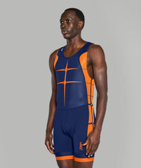 Men's Motion Pro Unisuit - Navy/Orange