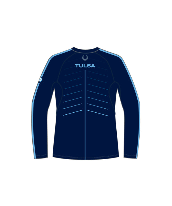 Men's Tulsa Youth Rowing  Base Layer LS - Navy/Blue