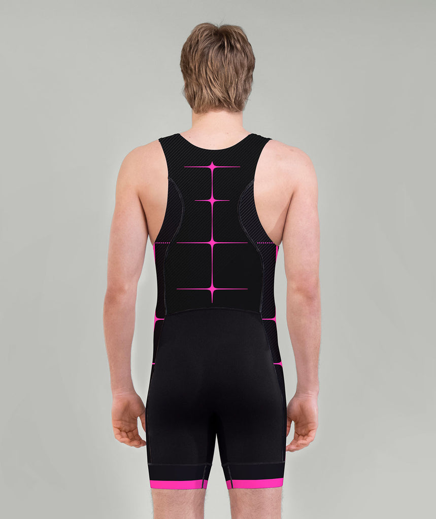 Men's 776BC Vivid Motion Pro Unisuit - Black/Pink