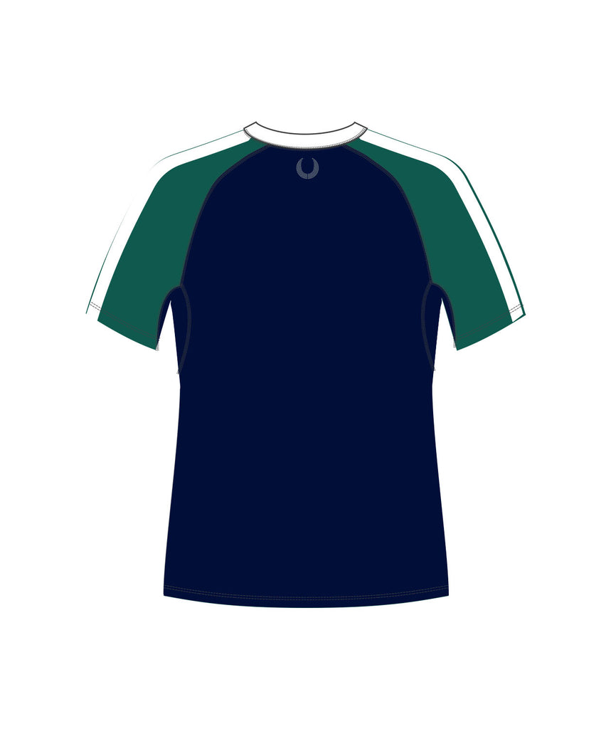Men's Mercyhurst University Base Layer SS - Green/Navy