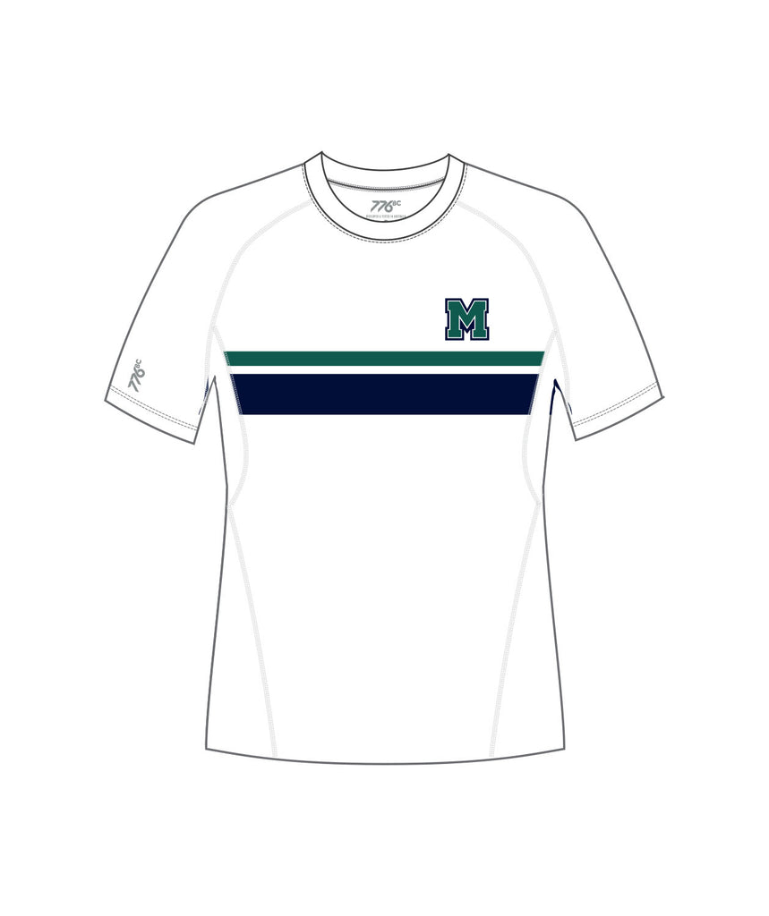 Men's Mercyhurst University Base Layer SS - White