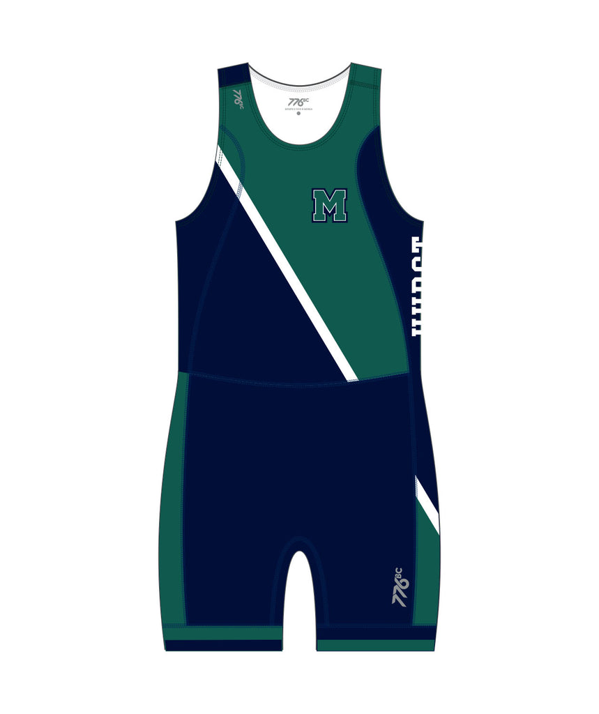 Men's Mercyhurst University Pro Unisuit - Navy/Green