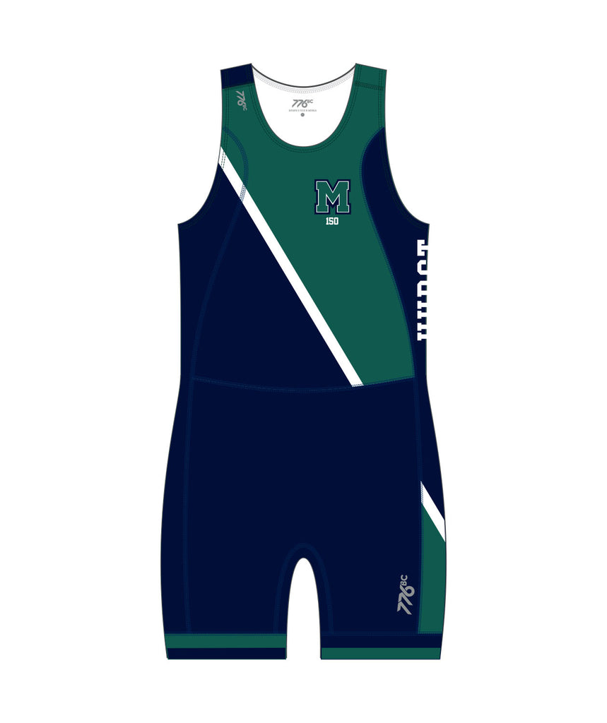 Men's Mercyhurst University 150 Pro Unisuit - Navy/Green