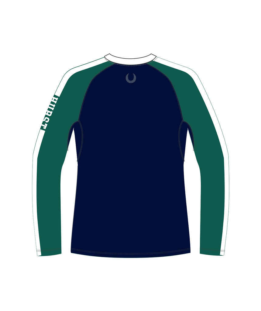 Men's Mercyhurst University Base Layer LS - Green/Navy