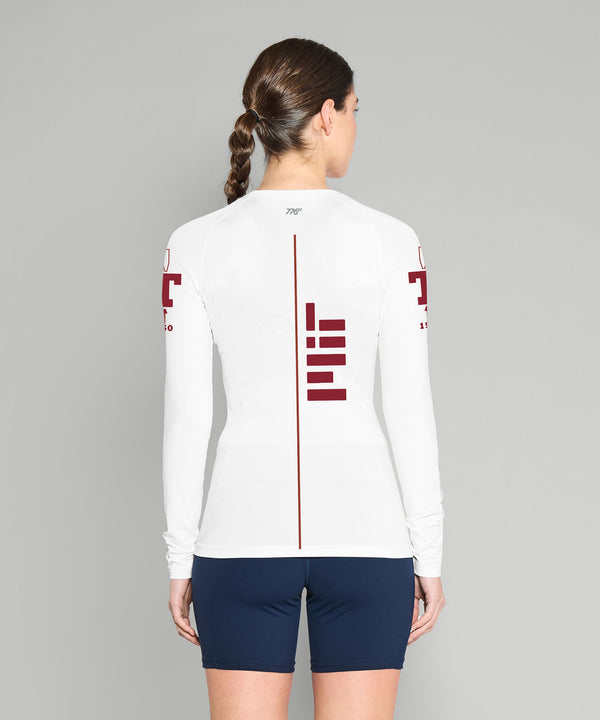 Women's MIT Lightweight Base Layer LS - White