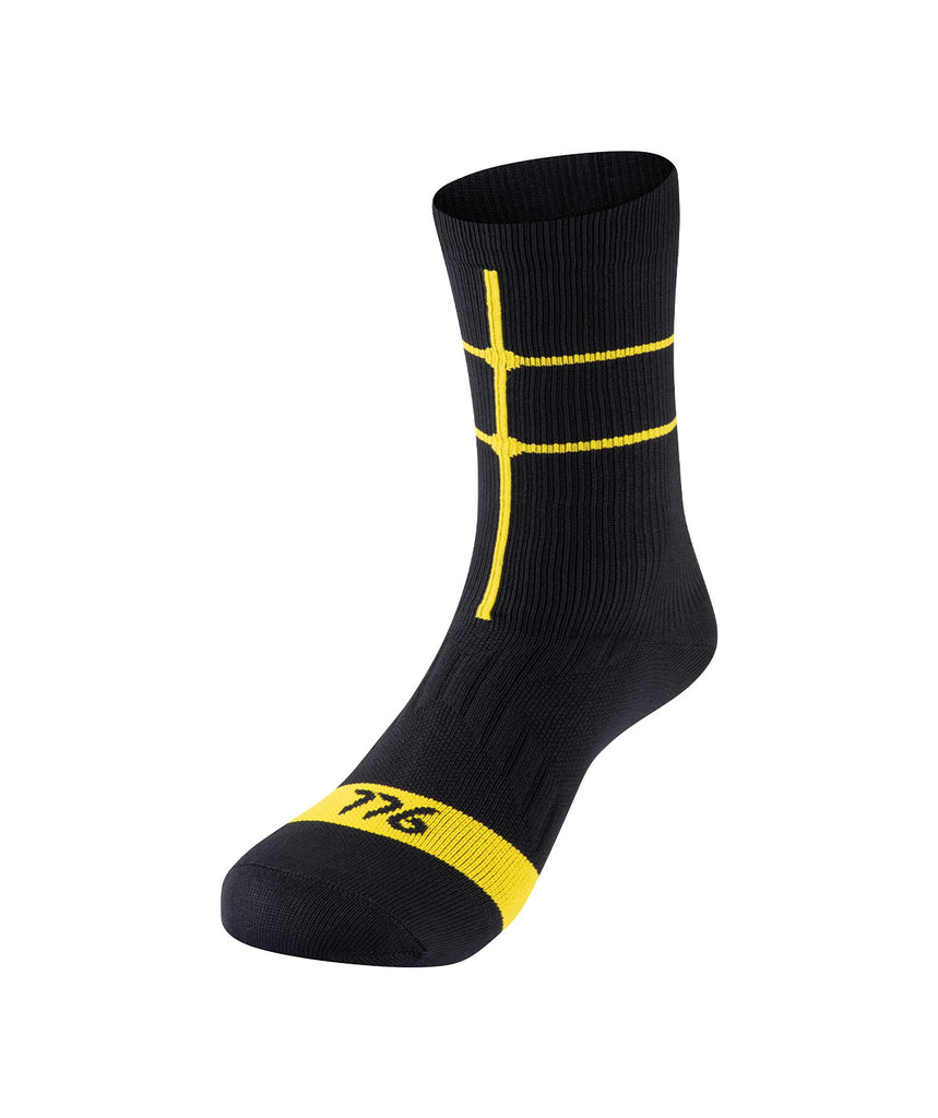 Motion Performance Socks - Black/Yellow