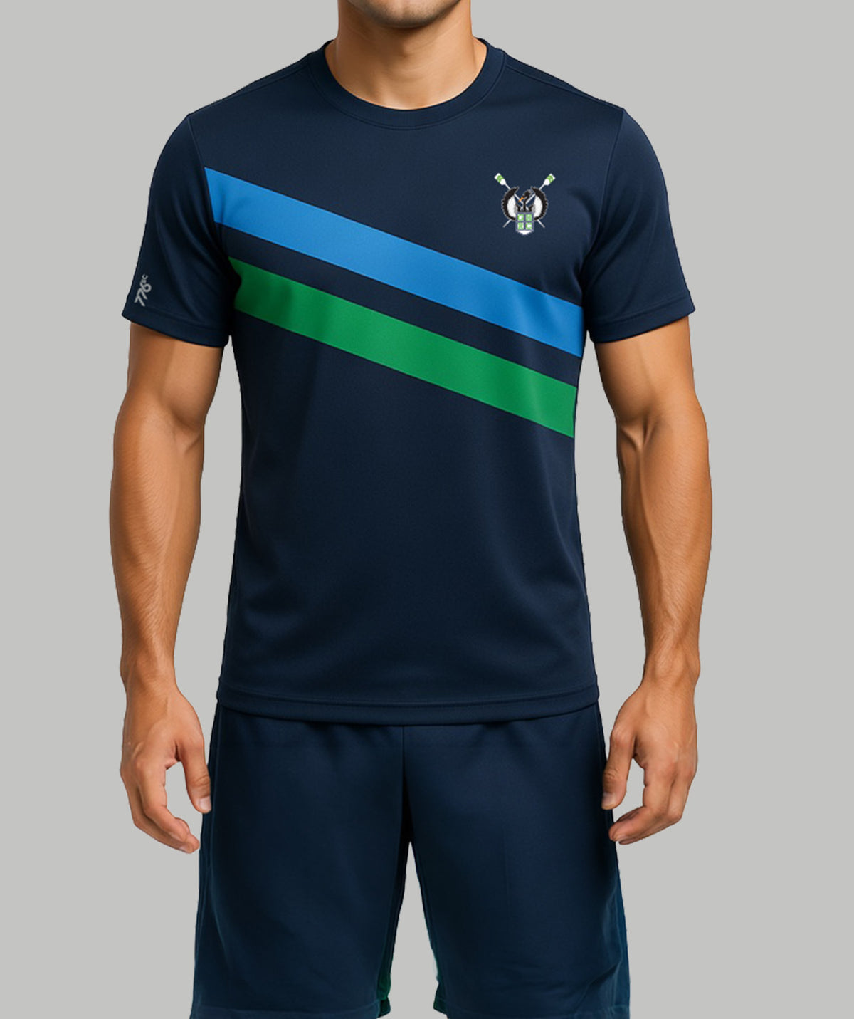 Men's Greater Houston Rowing Club Performance T-Shirt SS - Blue